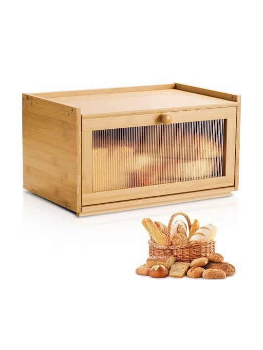 Vevor Ψωμιέρα από Bamboo Μπεζ 40x25x22cm Vevor Ψωμιέρα από Bamboo Μπεζ 40x25x22cm