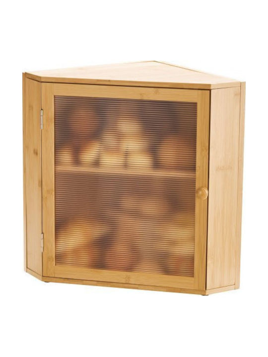 Vevor Ψωμιέρα από Bamboo Μπεζ 16.5x13x19cm