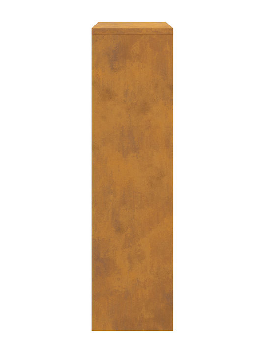 vidaXL Außenbereich Briefkasten Inox in Braun Farbe 44x22x82cm