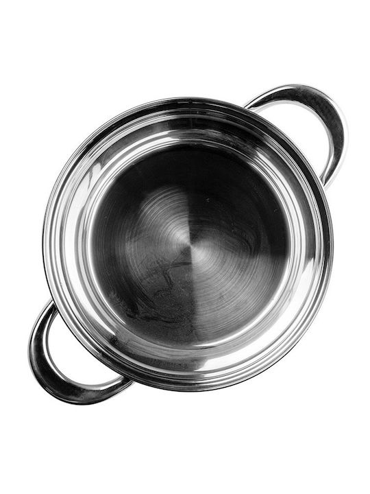 Muhler Deep Stainless Steel Pot 1.6lt / 16cm