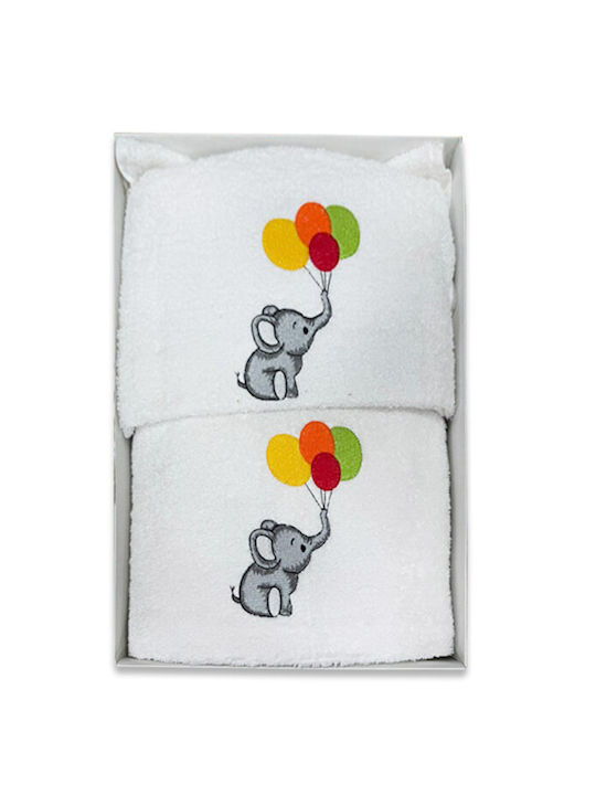 Set de prosoape pentru copii 2pcs Gri