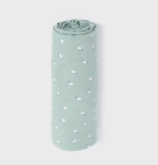 Mayoral Muslin Changing Pad Green 114x114cm.