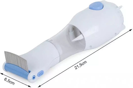 Pieptene Electric Pentru Păduchi și Lindini cu Aspirare și Filtru – 220v Fără Chimicale