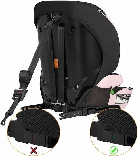 Lionelo Levi Fix Baby Car Seat i-Size with Isofix Pink Baby 9-36 kg