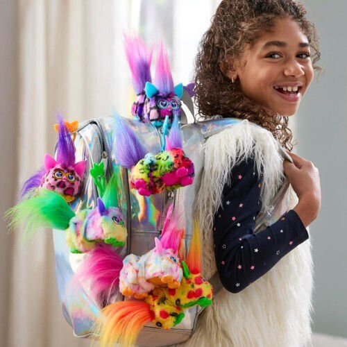 Hasbro Plush Furby DJ Furblets with Sound Dis-Co-Dazz for 6+ Years