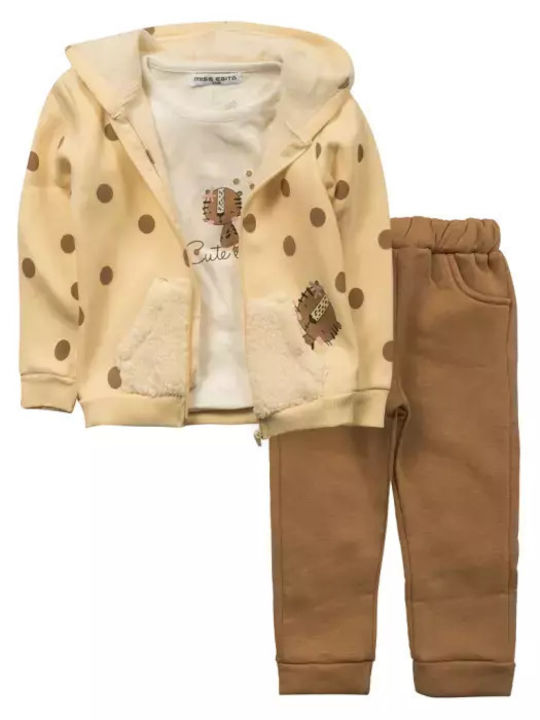 Комплект Зима 3бр Beige Brown