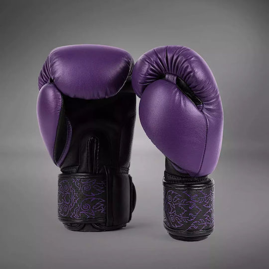 Venum Mănuși de Box din Piele pentru Competiție Violet