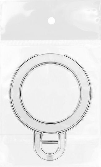 Suport Telefon Cerc Autoadeziv Argintiu Oem