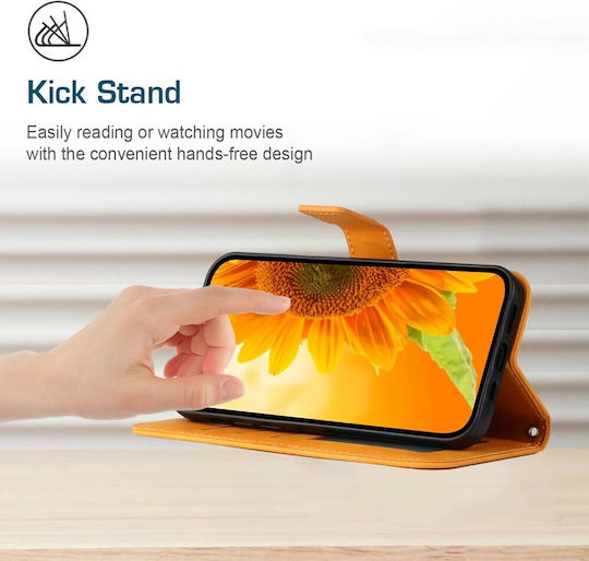 Sun Flower Wallet Πορτοκαλί (TCL 60R 5G)