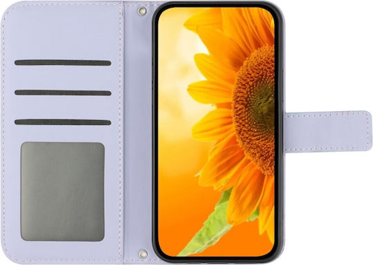 Sun Flower Wallet Violet (TCL 60R 5G)