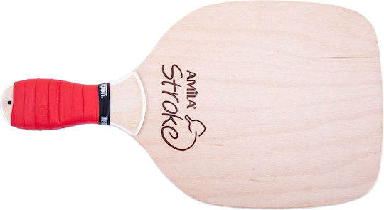 Ρακέτα Παραλίας Amila Stroke 12mm 400gr Κόκκινο Grip 42285