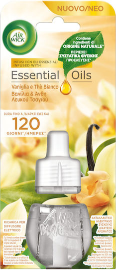 Airwick Nachfüllpack für Steckdosen-Geräte mit Duft Vanille & Weißer Tee Blumen 3Stück 19ml