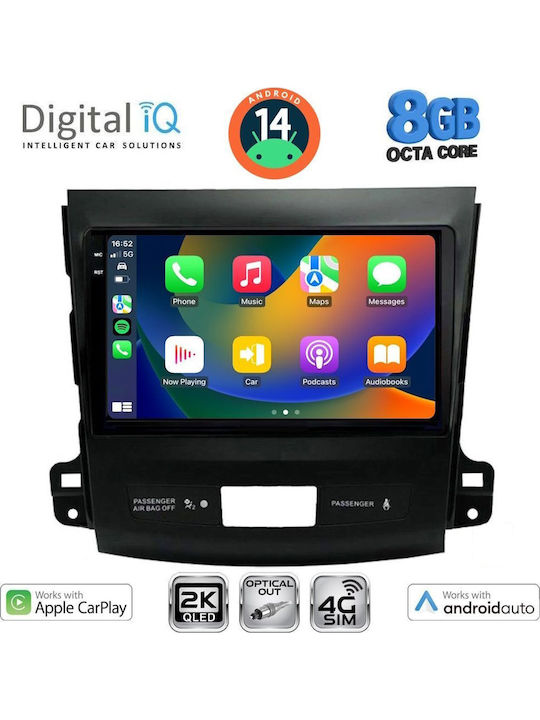 Digital IQ Автомобилна Аудио Система (Блутут/USB/WiFi/GPS/Apple-Carplay/Android-Auto) с Тъчскрийн 9"