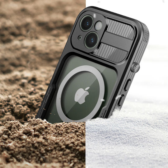 Complete Case Iphone 14 Waterproof Ip68 Redpepper Transparent Contour