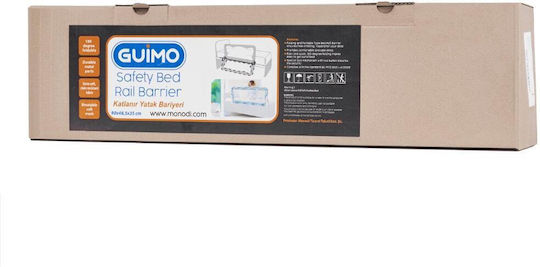 Guimo Pliabil Bară de protecție pentru pat în Culoare Alb 150x48cm 1buc