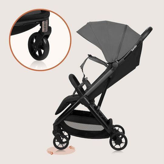 Lionelo Julie Air Kinderwagen Geeignet ab 6+ Monaten Gray Stone