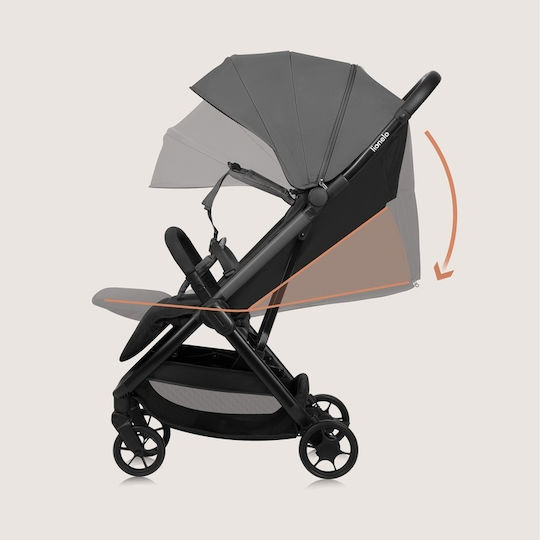 Lionelo Julie Air Kinderwagen Geeignet ab 6+ Monaten Gray Stone