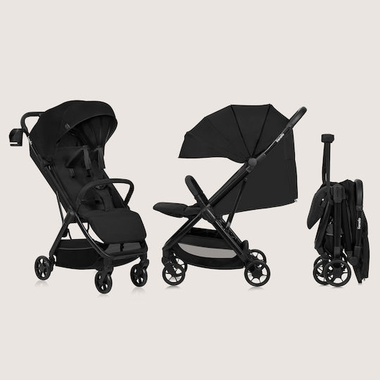 Lionelo Julie Air Baby Stroller Suitable from 6+ Months Black Onyx