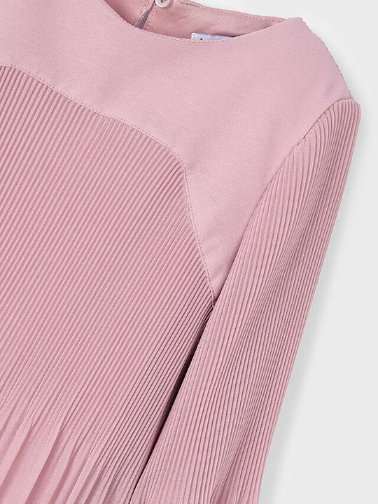 Children's Dress Long Sleeve Pink