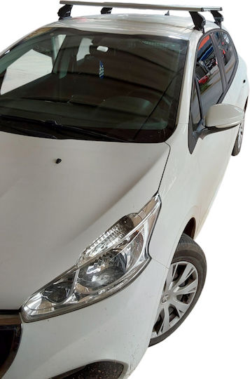 Menabo Kit Car Roof Bars Legs Menabo Aluminum Omega Medium Peugeot 208 5d 2015-2019 2 Pieces Mb.peugeot208.02