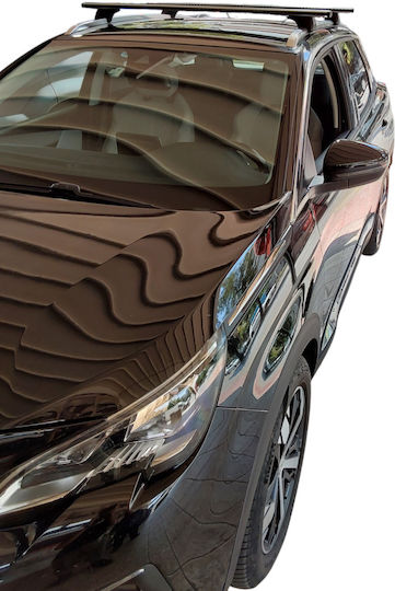 Nordrive Kit Car Roof Bars Legs Nordrive Silenzio Aluminum Peugeot 3008 2016-2020 2 Pieces M.peugeot3008.01