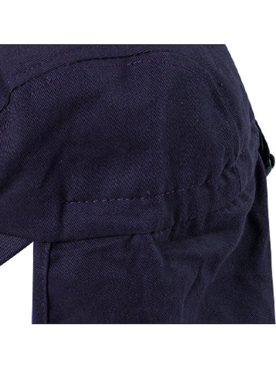Cotton Jockey Neck Protection Men's Blue Colour Brims Trims