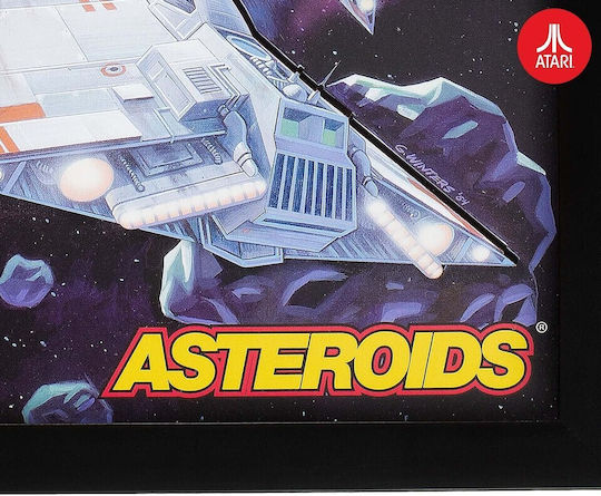 Официално 3D стенна декорация на Atari - Колекция Asteroids