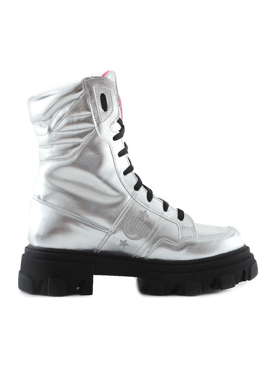 Women's Ankle Boots Silver