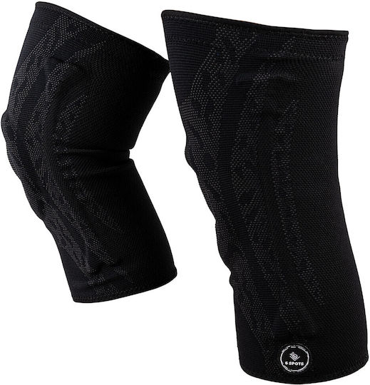 6 Spots Knee Support Volleyball Knee Pads Black 6spks1b
