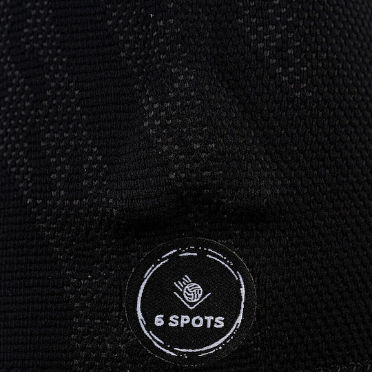 6 Spots Knee Support Volleyball Knee Pads Black 6spks1b