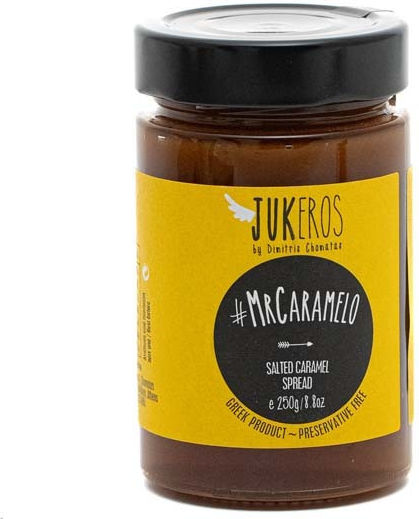 Jukeros Άλειμμα Ψωμιού Άλειμμα με Καραμέλα Βουτύρου & Θαλασσινό Αλάτι 250gr