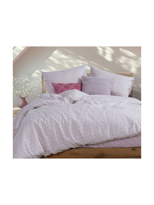 Nef-Nef Homeware Keylan Μαξιλαροθήκη με Φάσα Blue - 97 52x72εκ.
