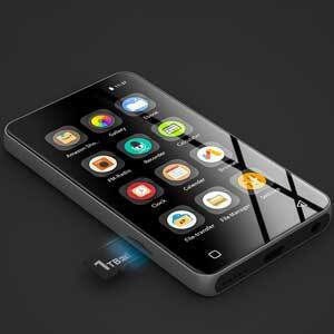 Innioasis ‎g1 Mp3/mp4 MP3 Player (80GB) με LCD Οθόνη Αφής 4" Μαύρο