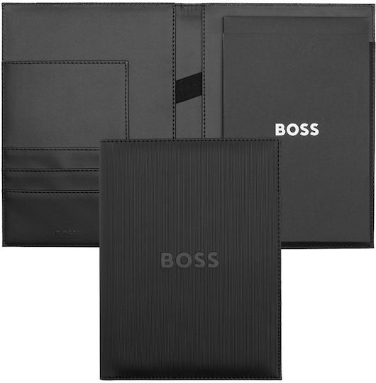Hugo Boss Ντοσιε Συνeδριων A5 Rive Folder Μαυρo
