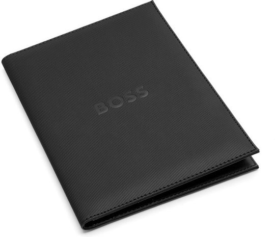 Hugo Boss Ντοσιε Συνeδριων A5 Rive Folder Μαυρo