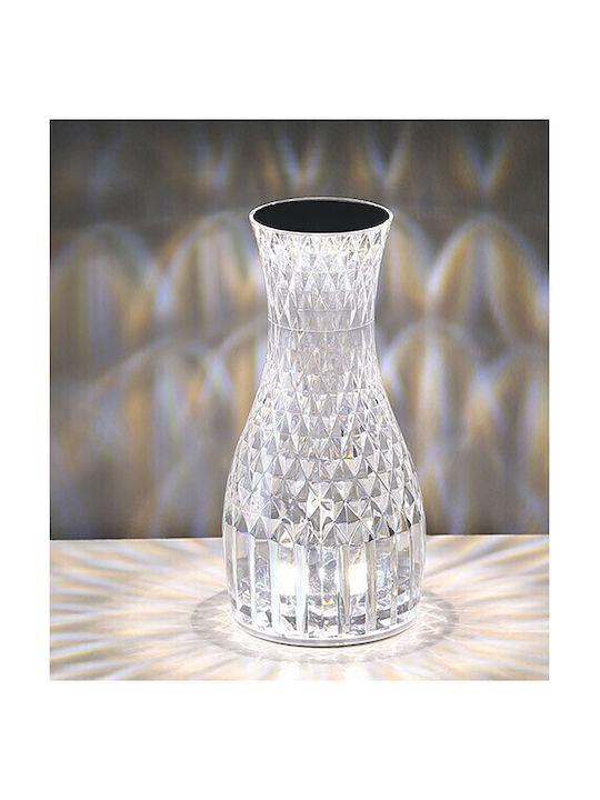 RayTech Dekorative Lampe Vase Wiederaufladbar