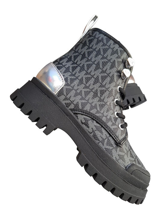 Kids Boots with Laces Black