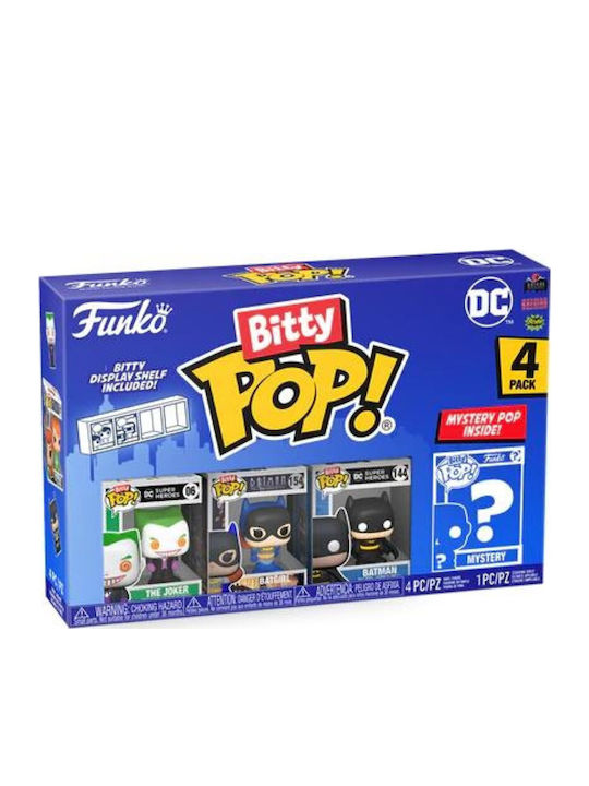 Funko Bitty Pop! Герои: DC Comics - The Joker, Batgirl, Batman & Mystery Chase 4бр