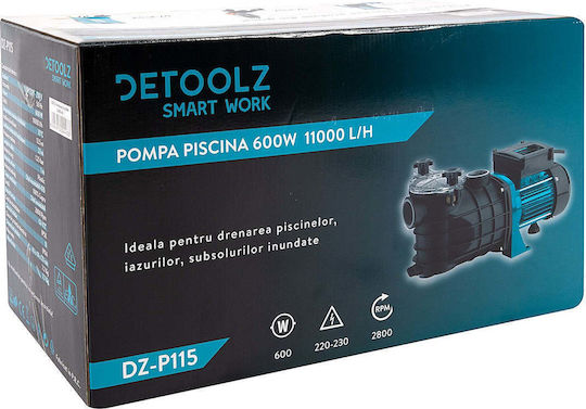Pompa de apă de suprafață electrică cu aspirație automată 600W Cu o singură fază