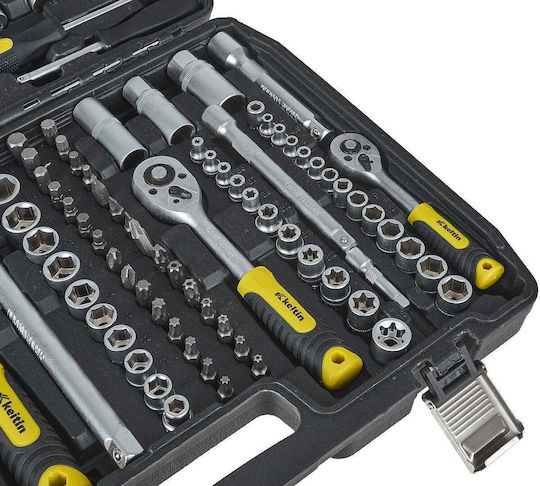 Geko Καστάνια με Καρυδάκια 1\4" & 3\8" & 1\2" 216τμχ