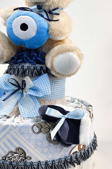 Dama Koupa Handmade Diaper Cake for Boy