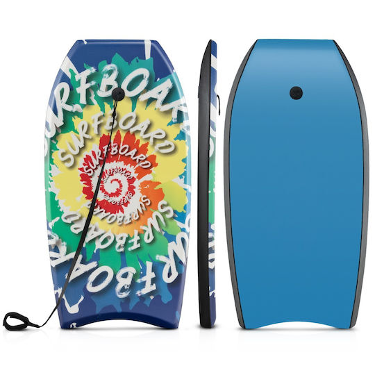 Costway Lightweight Durable Bodyboard Comfortable Xpe Deck Adjustable Wrist Leash All Ages Np11750-33