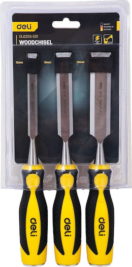 Deli 25mm with Non-Slip Handle 3pcs