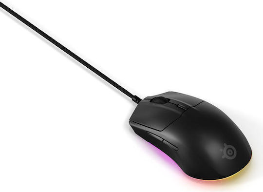 SteelSeries Rival 3 Gen2 RGB Геймърска Мишка 8500 DPI Черен