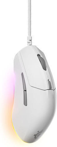 SteelSeries Rival 3 Gen 2 RGB Gaming Mouse 8500 DPI White