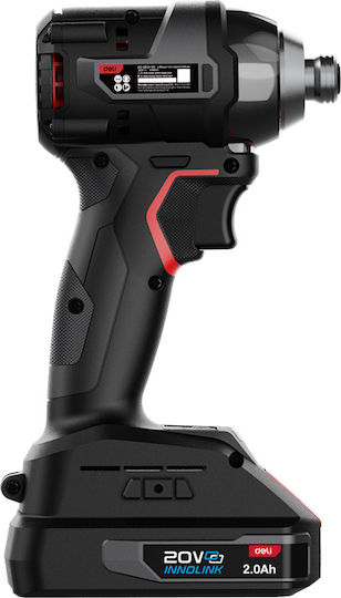 Deli DE-QZ20-1D2 Παλμικό Κατσαβίδι Μπαταρίας Brushless 20V 2x2Ah