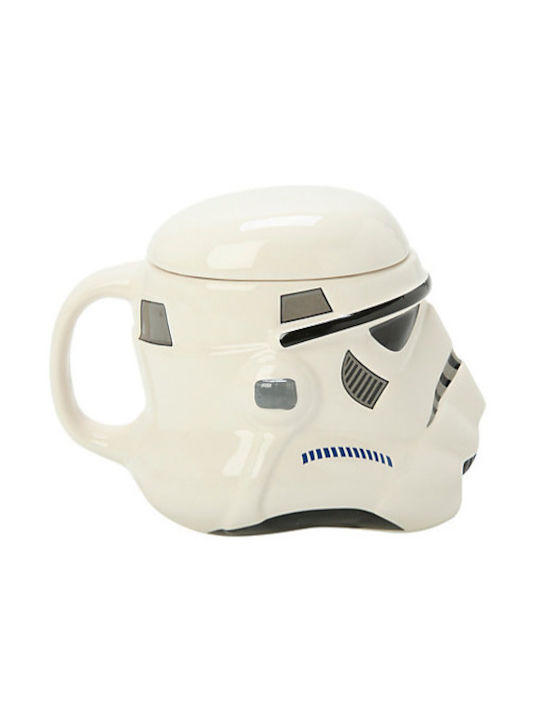 Mug Ceramic with Lid White