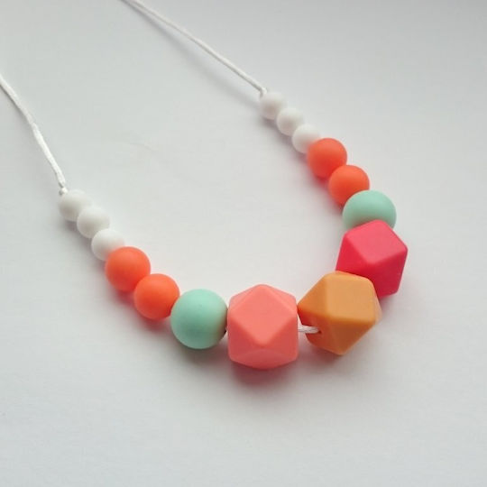 Mimijo Teething Necklace Teethers from Rubber for 0 m+