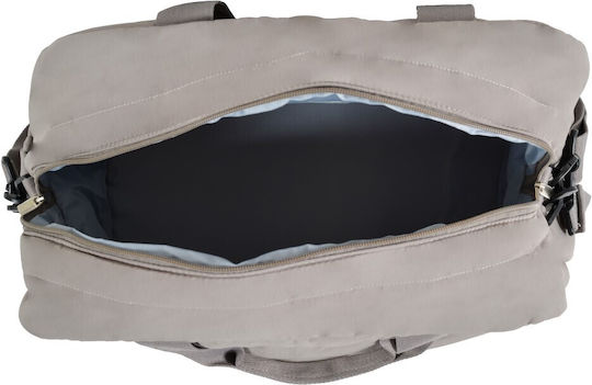 Cangaroo Shoulder/Hand Diaper Bag Gray 45x17x35cm.