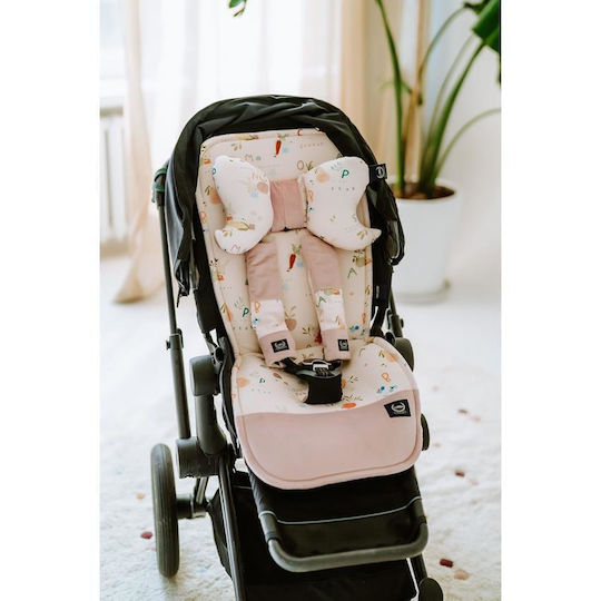 La Millou Κάλυμμα Καροτσιού Princess Διπλής Όψης 36.5x85εκ. Smoke Rose